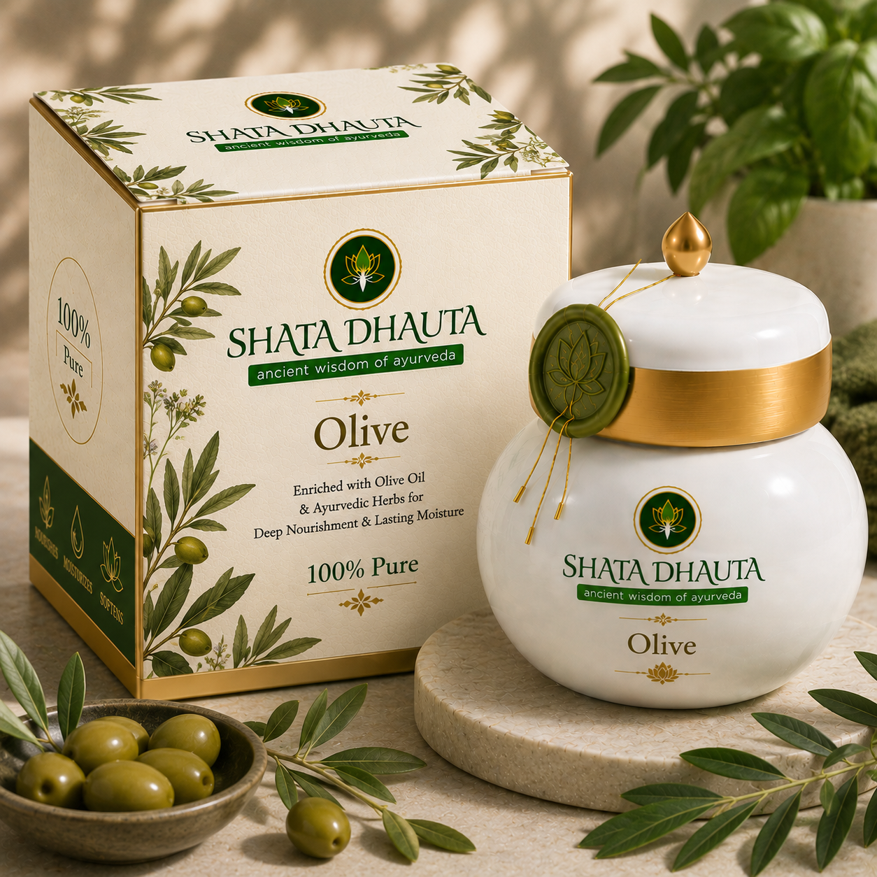 Shata Dhauta Olive